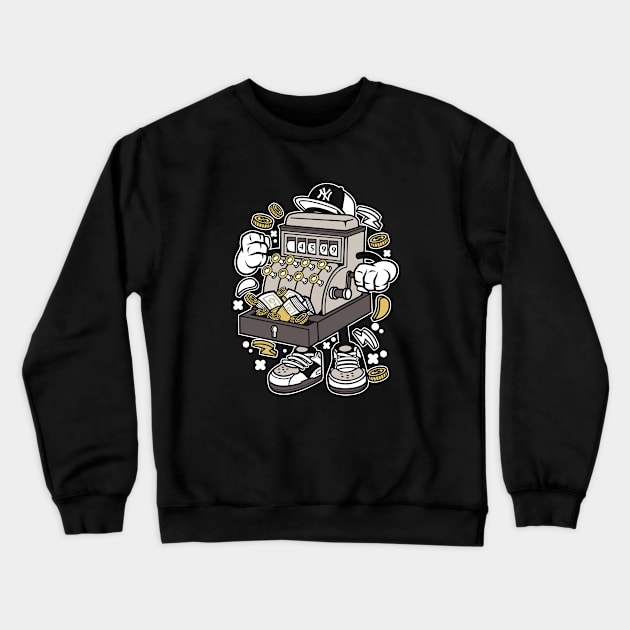 Cash Machine Crewneck Sweatshirt by CANVAZSHOP